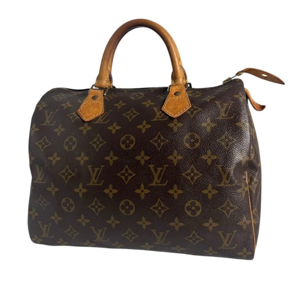 Louis Vuitton Brown Monogram Speedy Bag 30 VINTAGE - Picture 1 of 14
